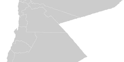 Դատարկ քարտեզ Հորդանանում